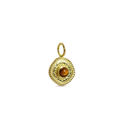 Carnelian Cabochon Charm