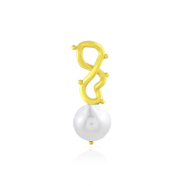 Uneven Pearl Charm (Water Resistance Premium Plating)