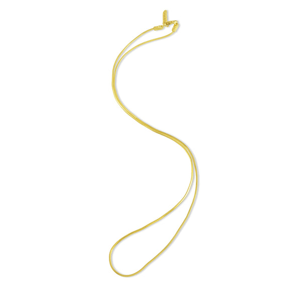 Delicate Snake Chain Necklace (Water Resistance Premium Plating)
