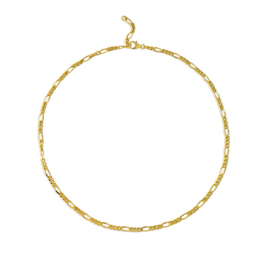 Retro Flat Link Chain in 92.5 Sterling Silver