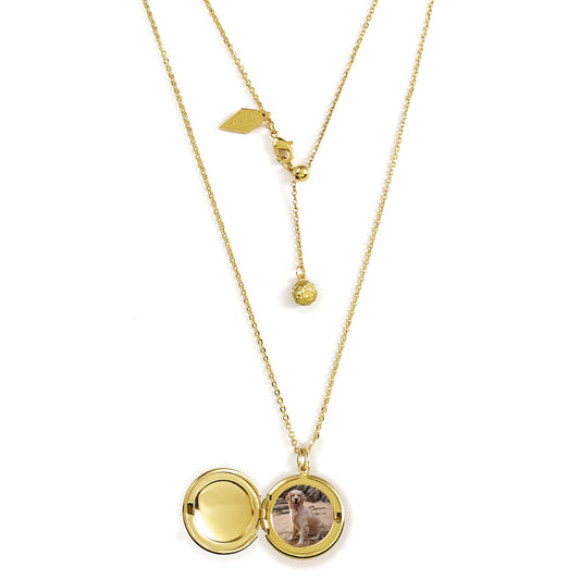 Traditional Photo Locket Necklace