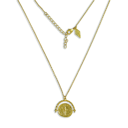 Golden Guardian 92.5 Sterling Silver Necklace