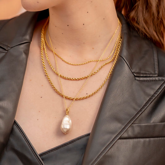 Pearl Blossom 92.5 Sterling Silver Necklace