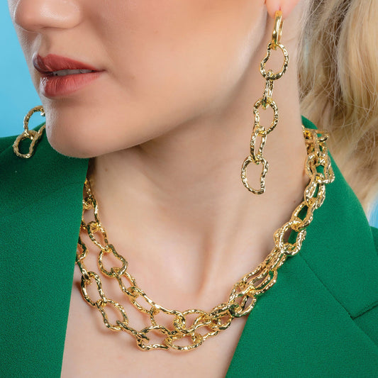 Fortress Link Necklace ( All Links Openable )