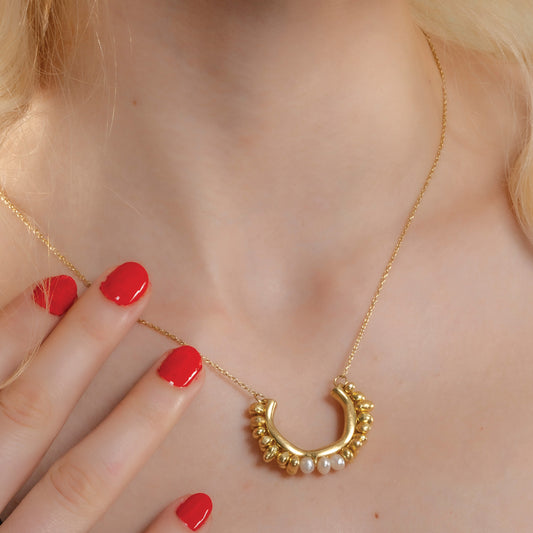 Pearl Pellet Necklace