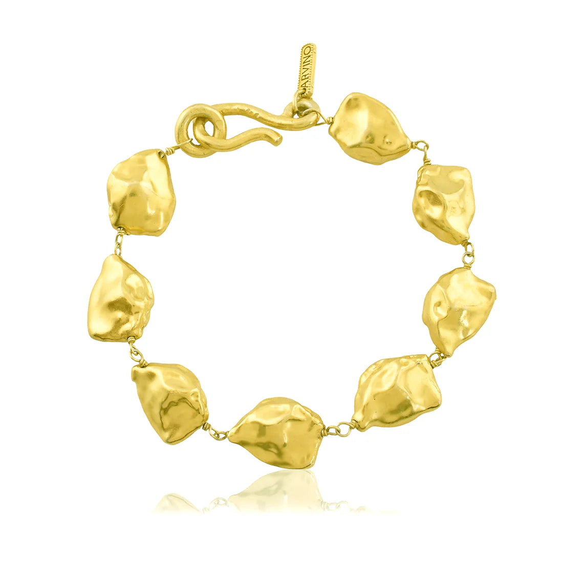 Asymmetrical Nugget Anklet