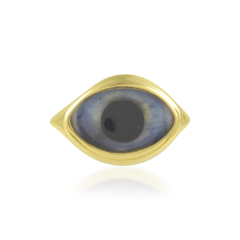 Evil Eye Ring (Water Resistance Premium Plating)