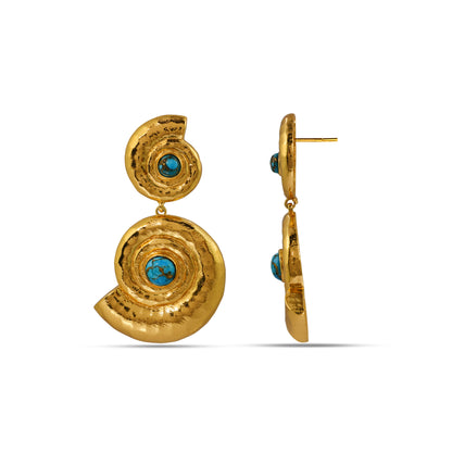 Turquoise Chakra Earrings
