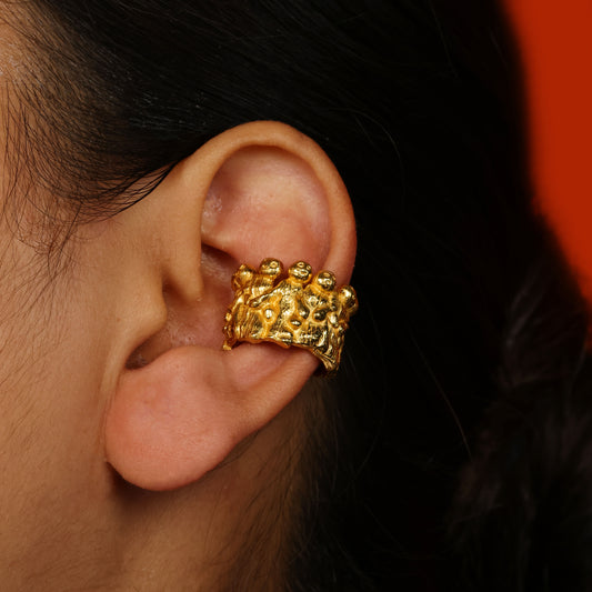 Rajwarha Crinkle Unisex Earcuff