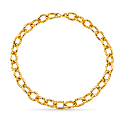 Classic Oval Link Chain Necklace