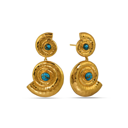Turquoise Chakra Earrings