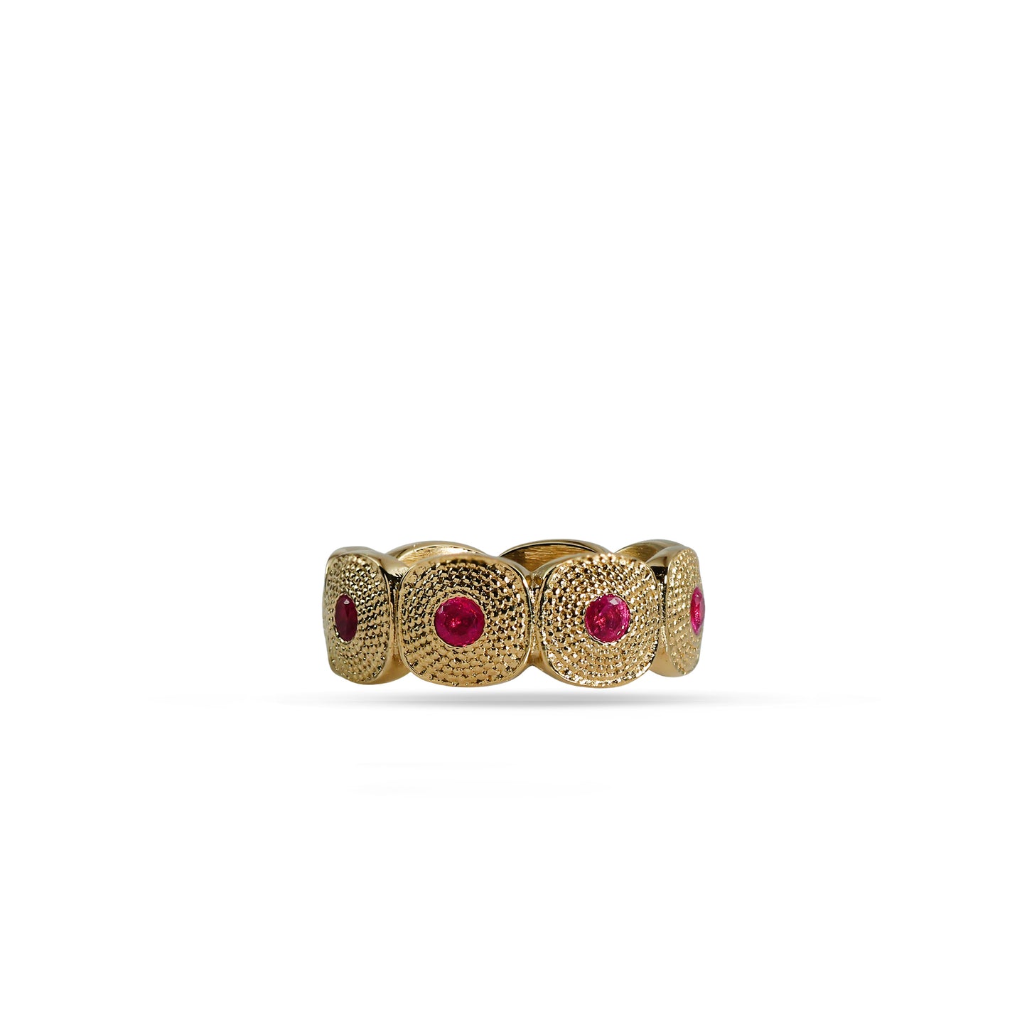 Ruby Row Ring