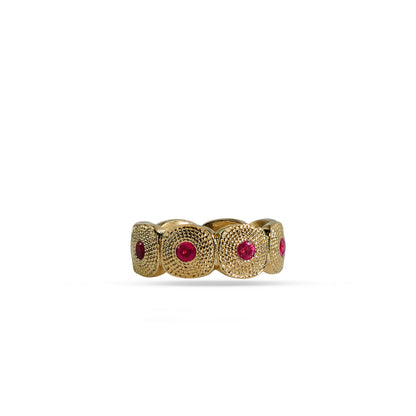 Ruby Row Ring