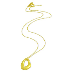 Molten Charm Necklace (Brass 14K Gold Plating)