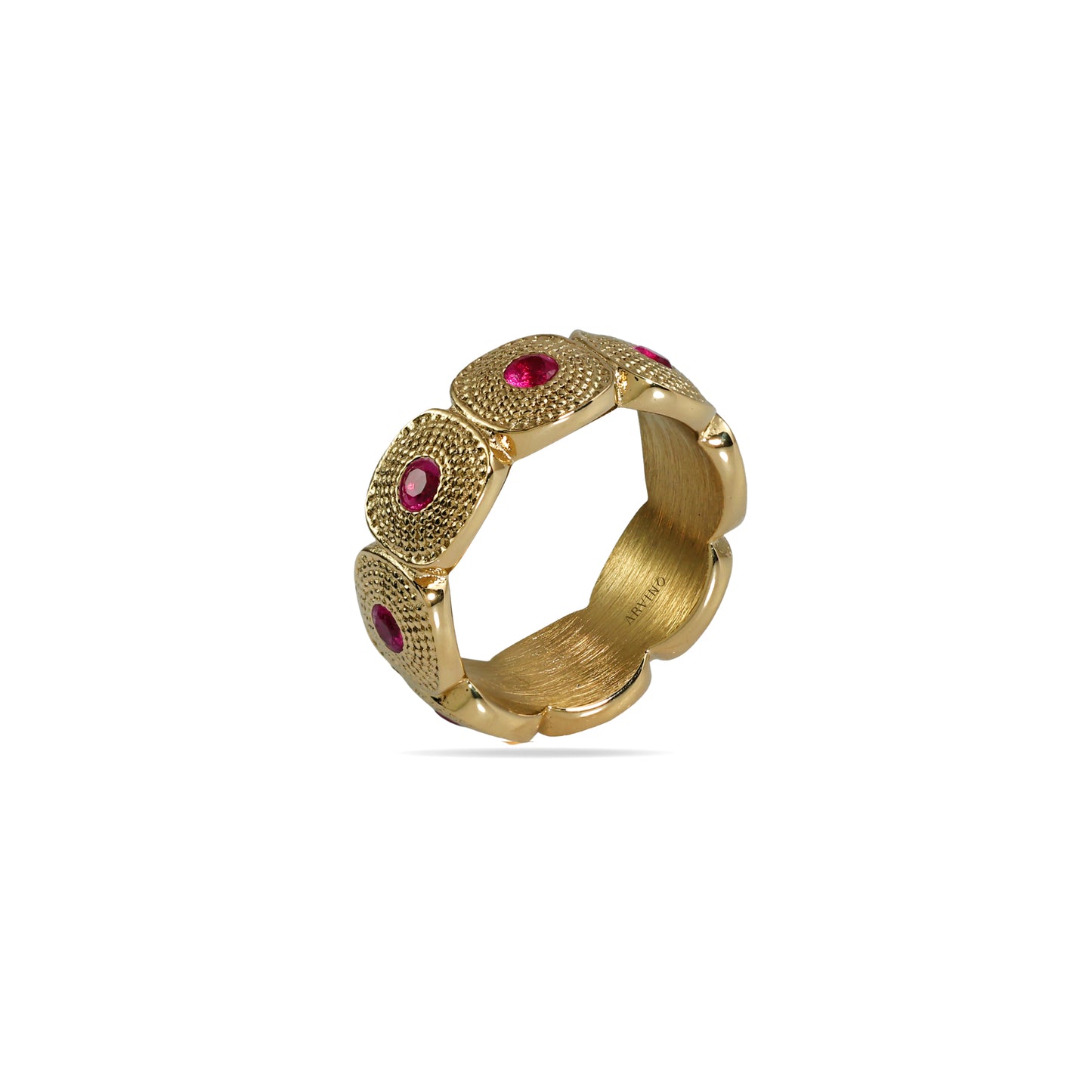Ruby Row Ring