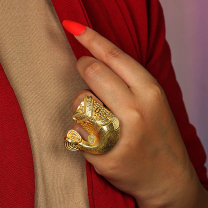 Rajputana Crest Ring