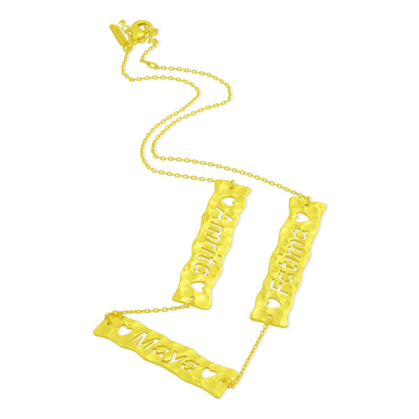 Together Name Necklace (14k Premium Gold Plating)