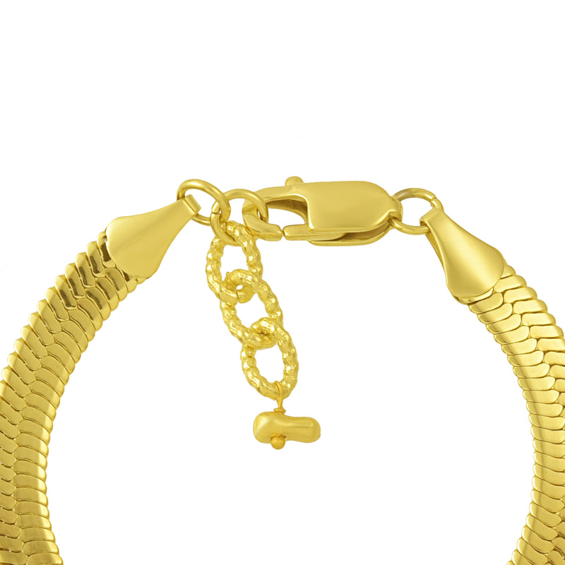 Snake Chain Bracelet (Water Resistance Premium Plating)