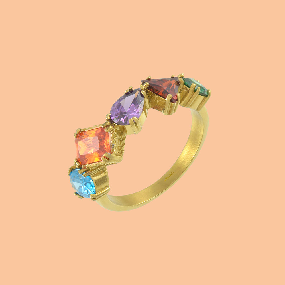 Chromatic Cascade Ring