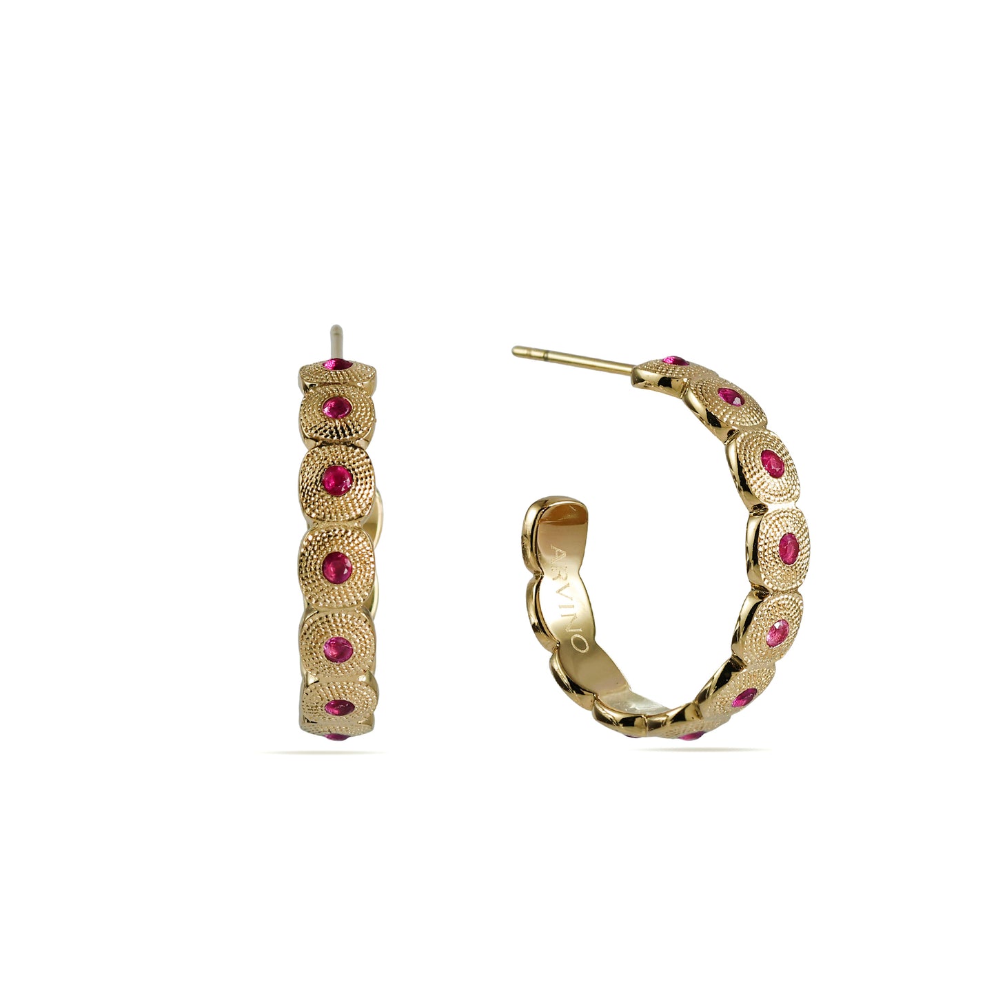 Ruby Row Earring