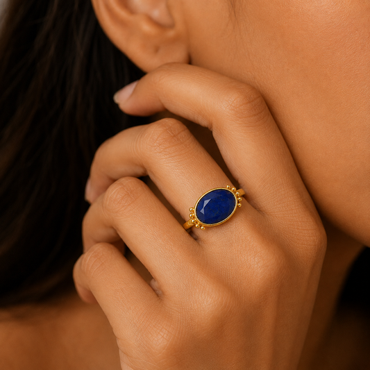 Lapis Radiance Ring