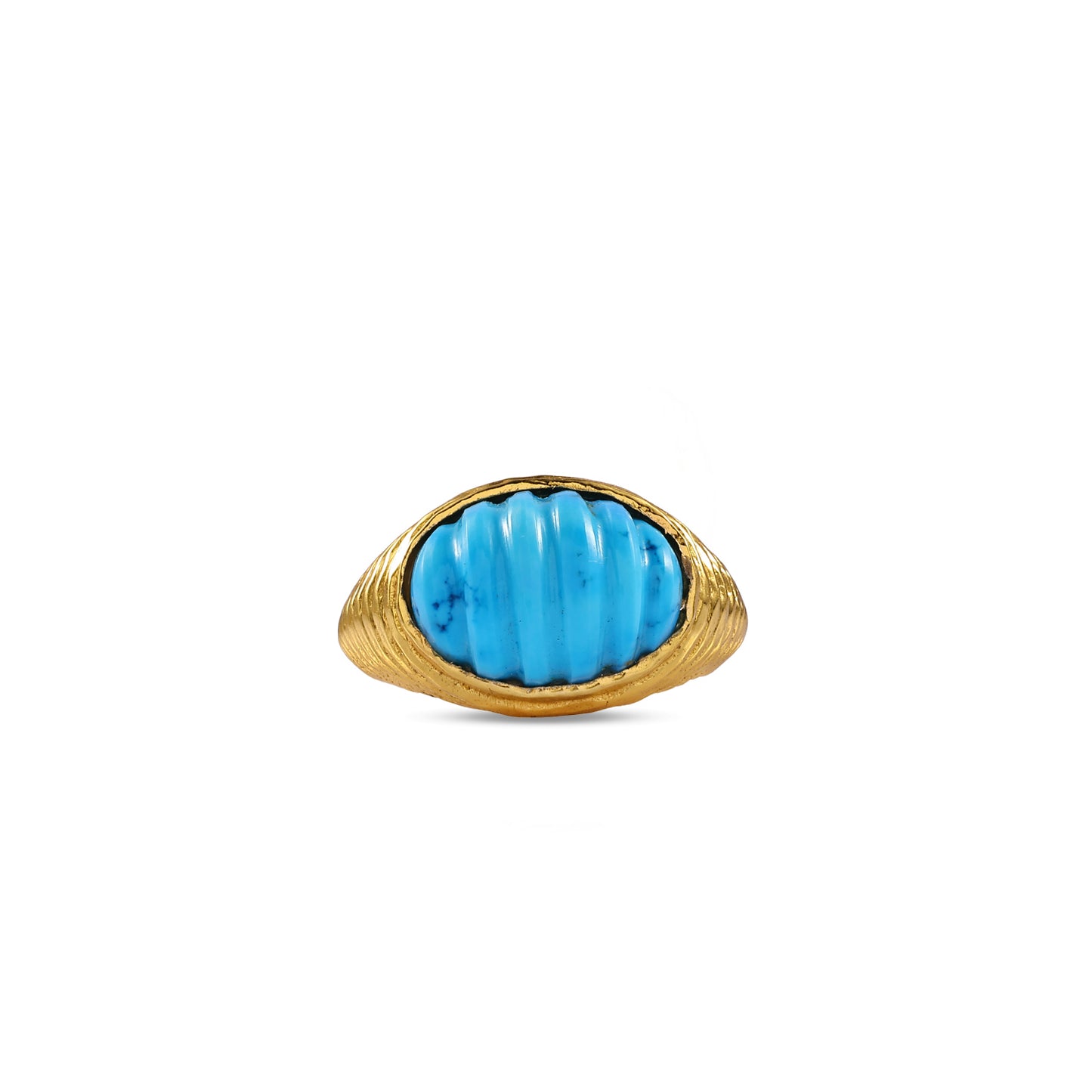 Turquoise Ripple Ring