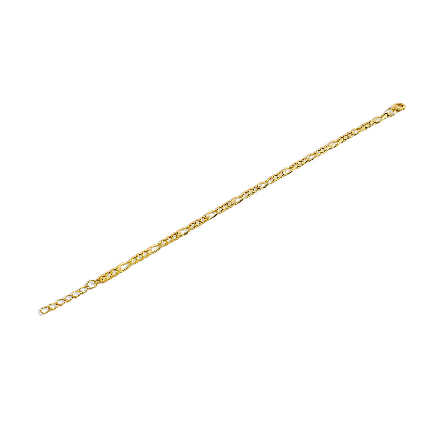 Retro Flat Link Chain Bracelet in 92.5 Sterling Silver