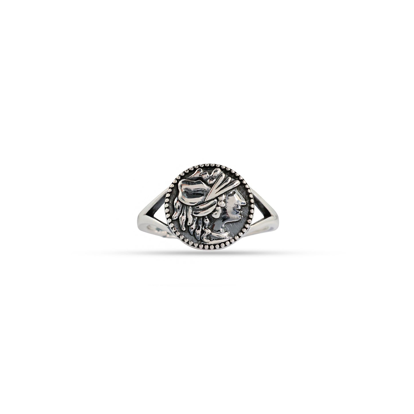 Heraldic Crest 92.5 Sterling Silver Men’s Ring
