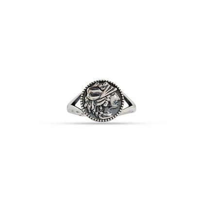Heraldic Crest 92.5 Sterling Silver Men’s Ring