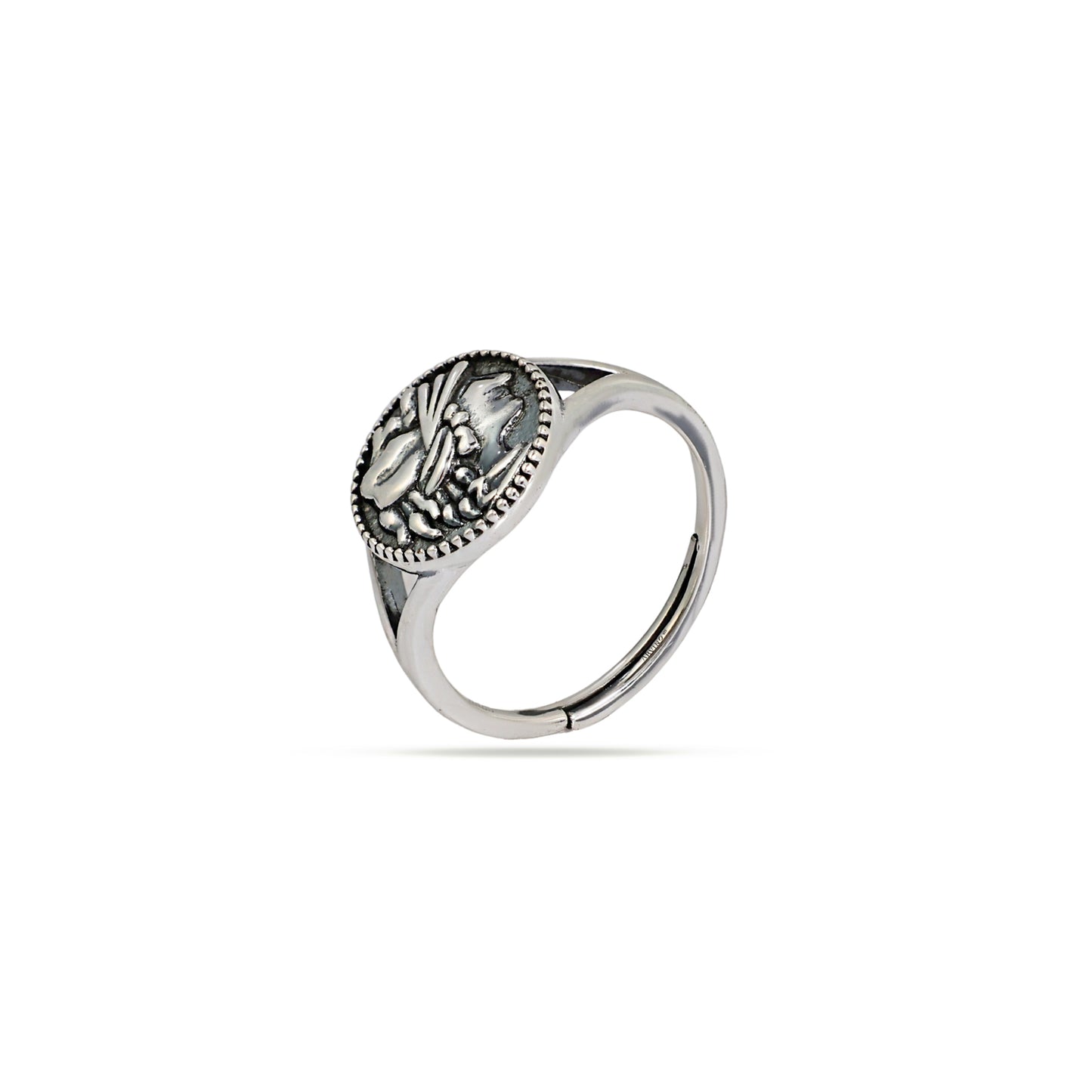 Heraldic Crest 92.5 Sterling Silver Men’s Ring