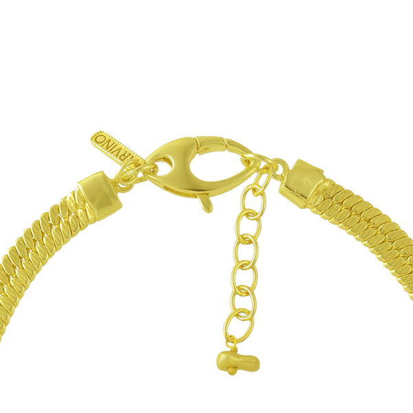 Herringbone Chain Anklet (Water Resistance Premium Plating)