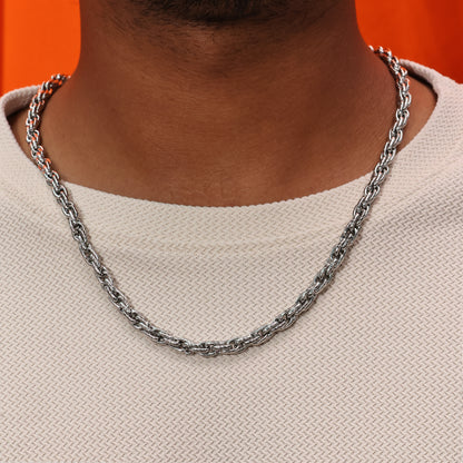 Rugged Flow Men's Chain Silver