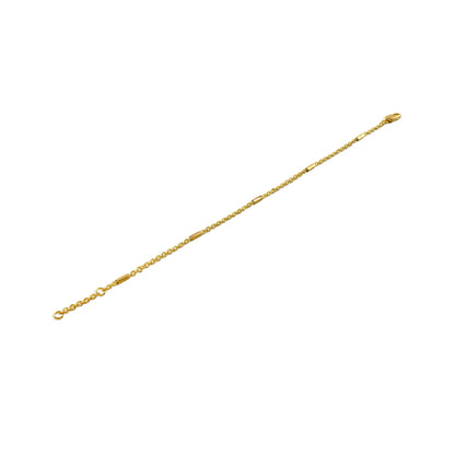 Textured Link Bar 92.5 Sterling Silver Bracelet
