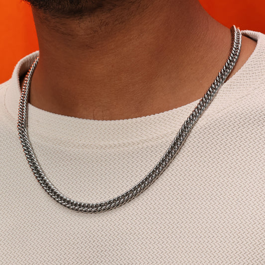 Raw Edge Men's Chain Silver