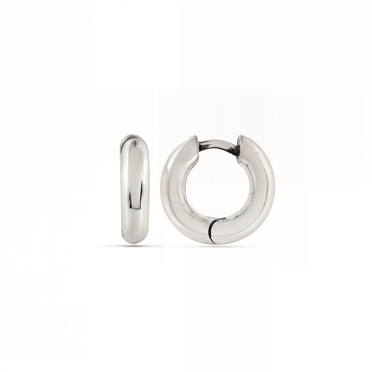 Bold Hoop 92.5 Sterling Silver Men’s Earrings