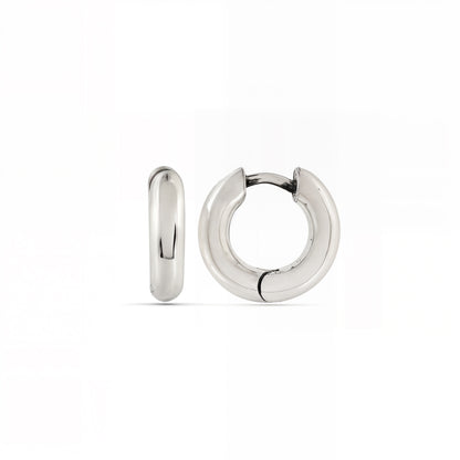Bold Hoop 92.5 Sterling Silver Men’s Earrings