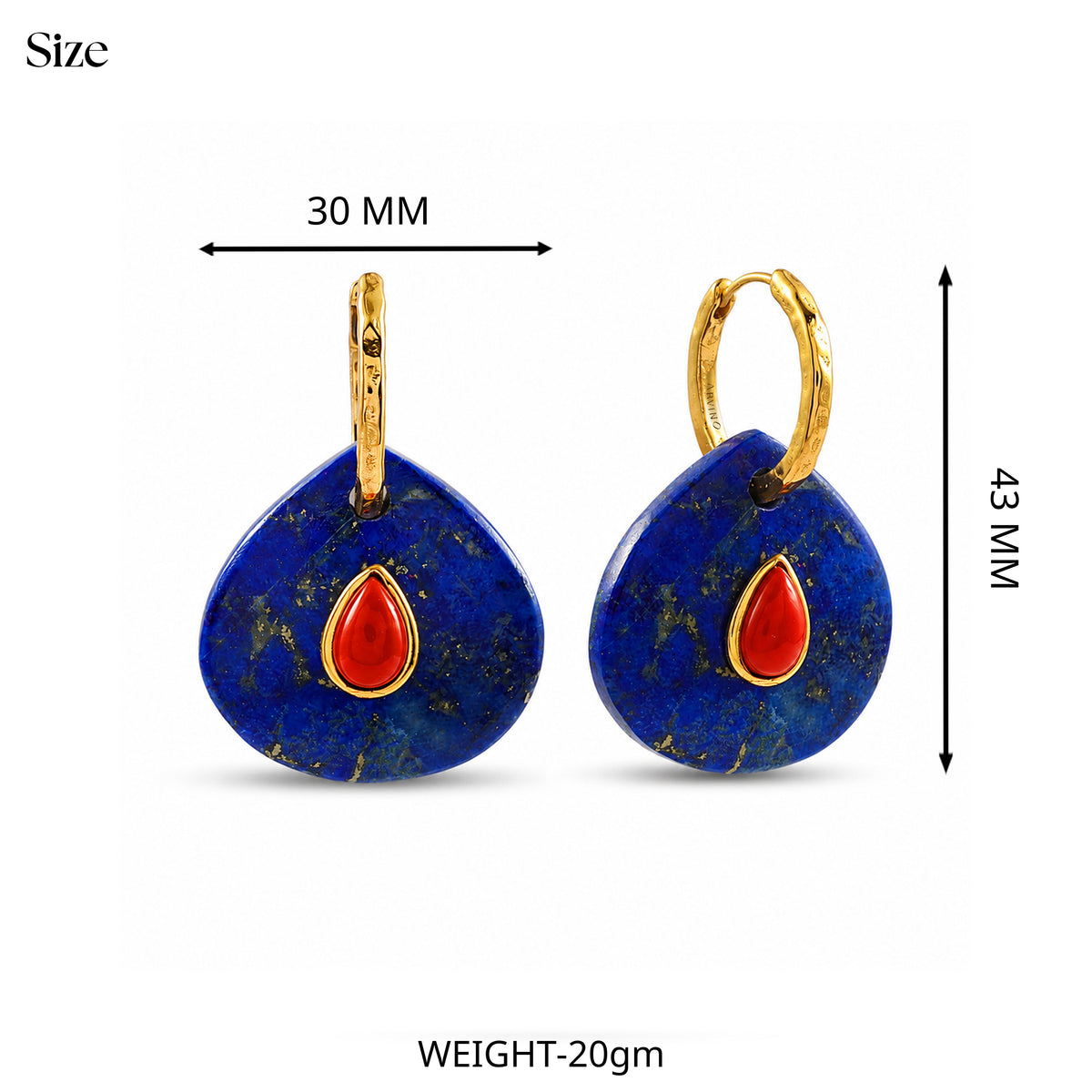 Volcanic Horizon Drop Earrings