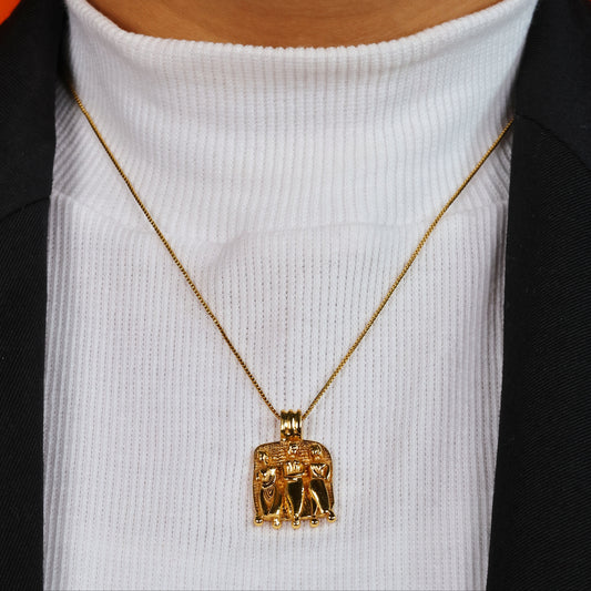 Tridev Totem Necklace