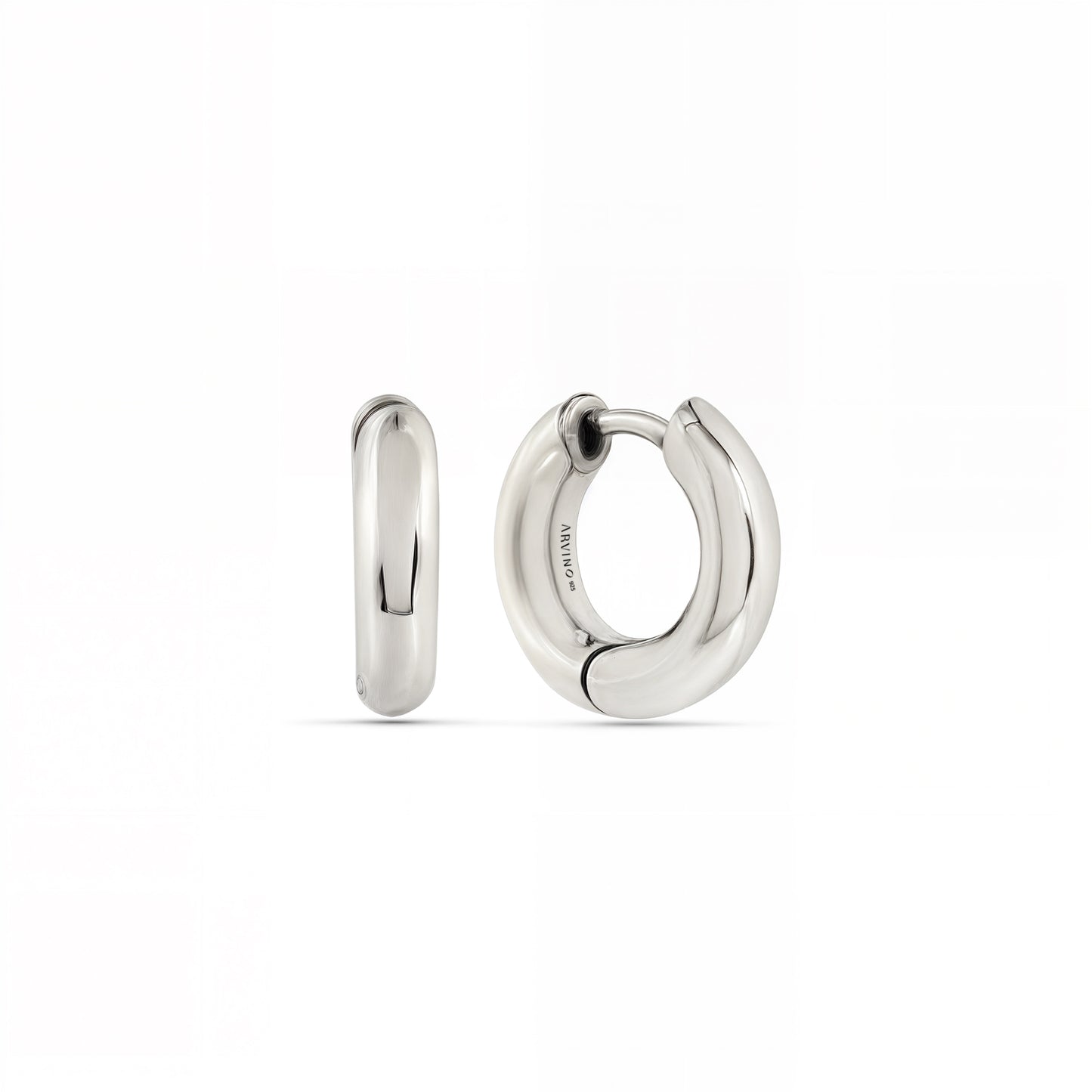 Bold Hoop 92.5 Sterling Silver Men’s Earrings