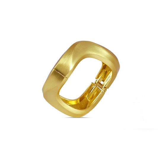 Gold Loop Openable Cuff Bangle