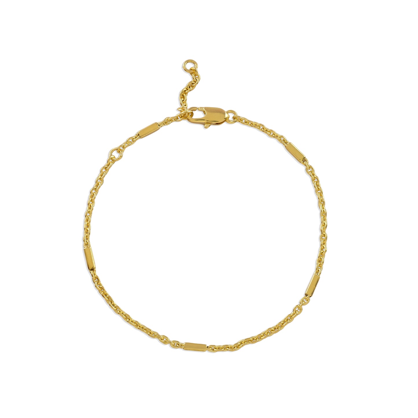 Textured Link Bar 92.5 Sterling Silver Bracelet