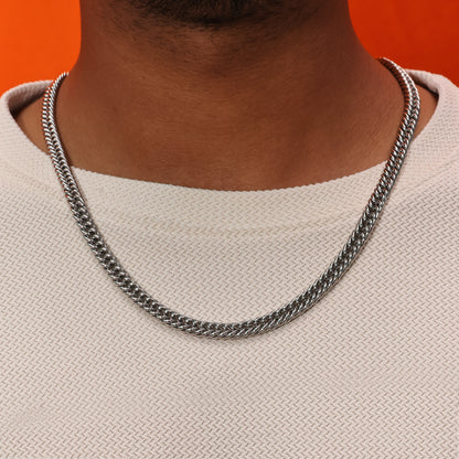 Raw Edge Men's Chain Silver