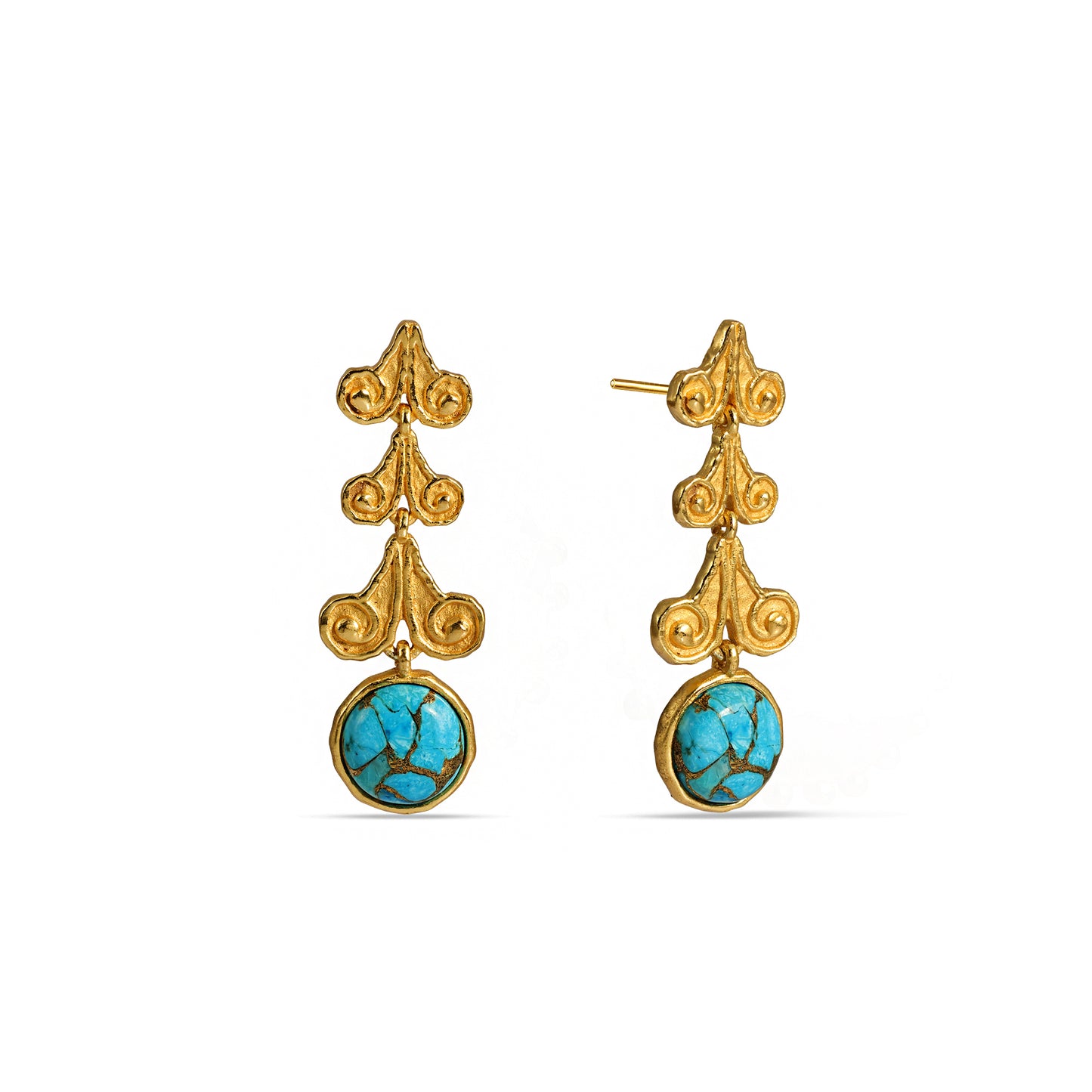 Jharoka Turquoise Earrings