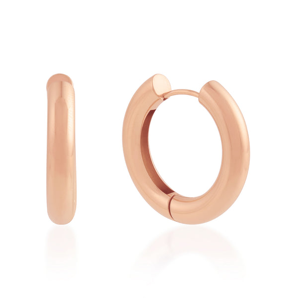 Casoria Hoops 28 X 28 mm (Water Resistance Rose Gold Plating)