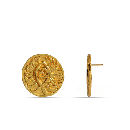 Meera Medallion Studs