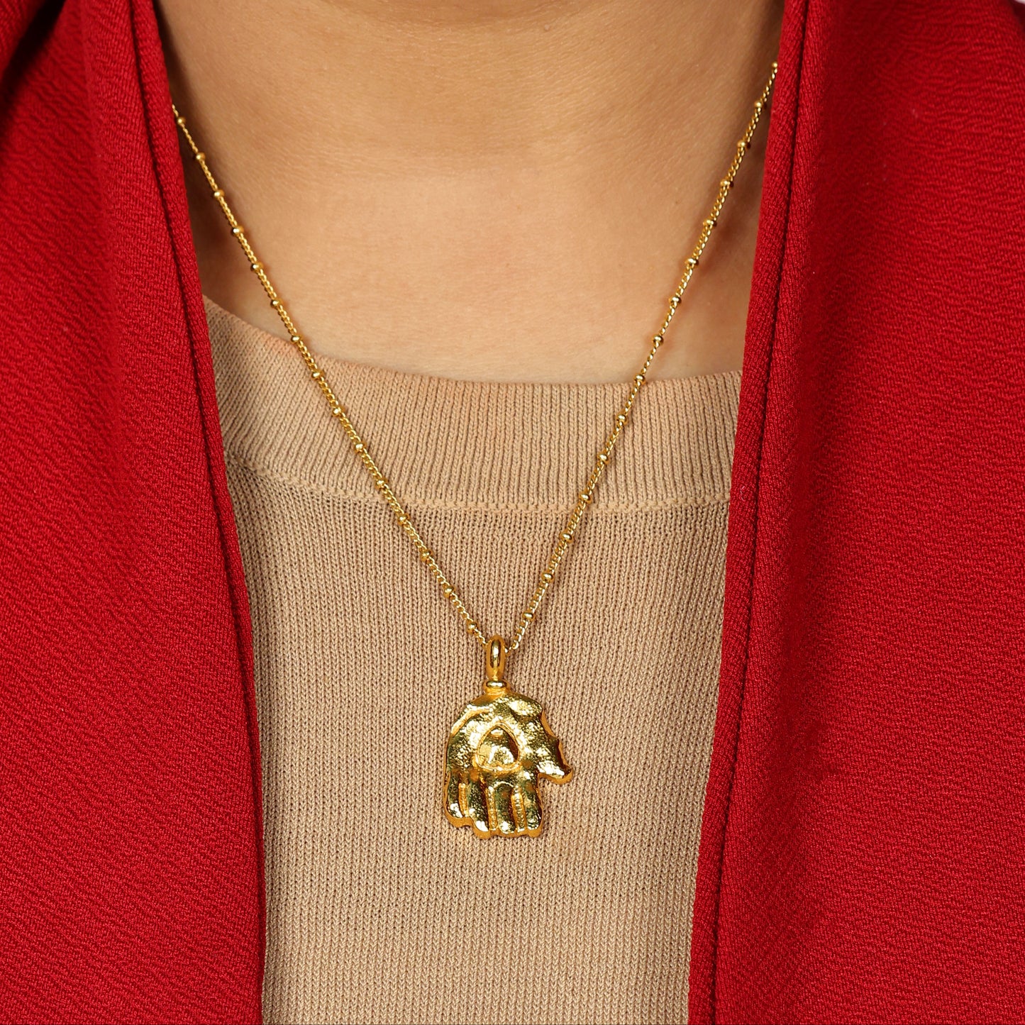 Hast Mudra Necklace