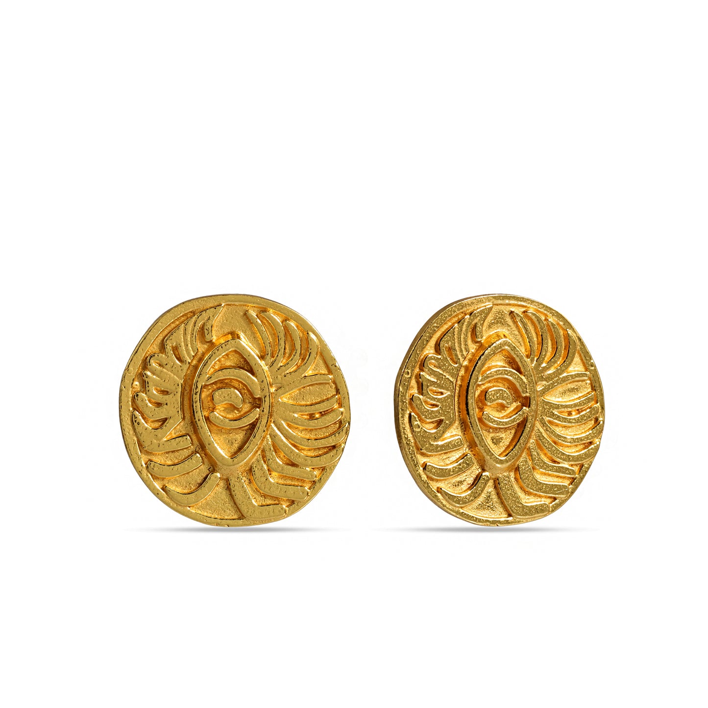 Meera Medallion Studs