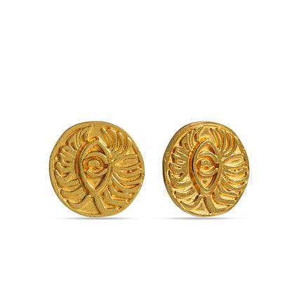 Meera Medallion Studs