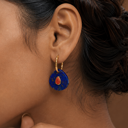 Volcanic Horizon Drop Earrings