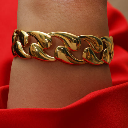 Gold Chainlink Cuff